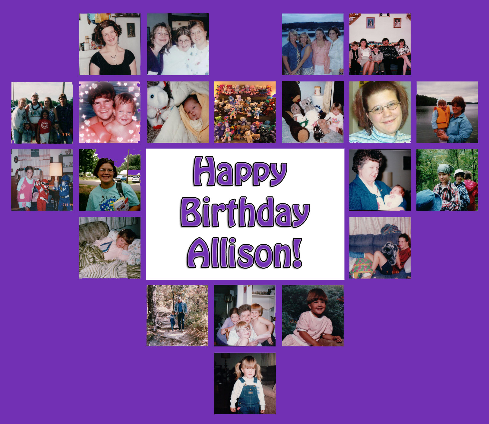Happy 36th Birthday, Allison! 