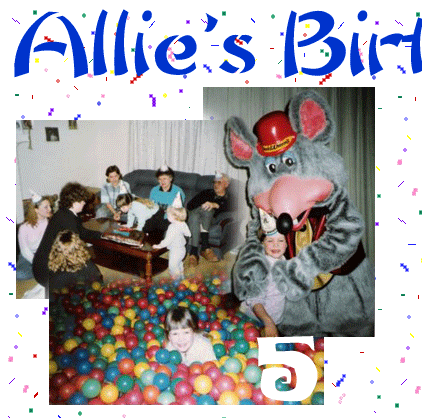 Allie's Birthdays - 5-9