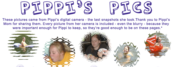 Pippi's Pics - the last snapshots she took.